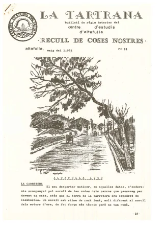 La Tartrana 10. Altafulla 1930