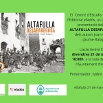 Presentació Altafulla Desapareguda