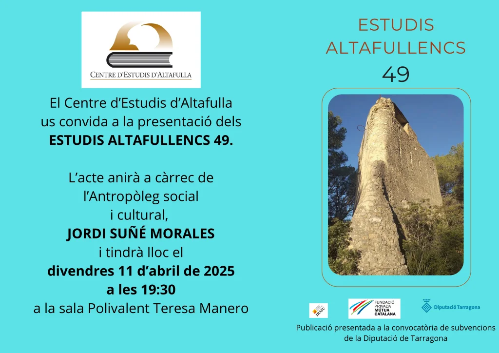 Presentació Estudis Altafullencs 49