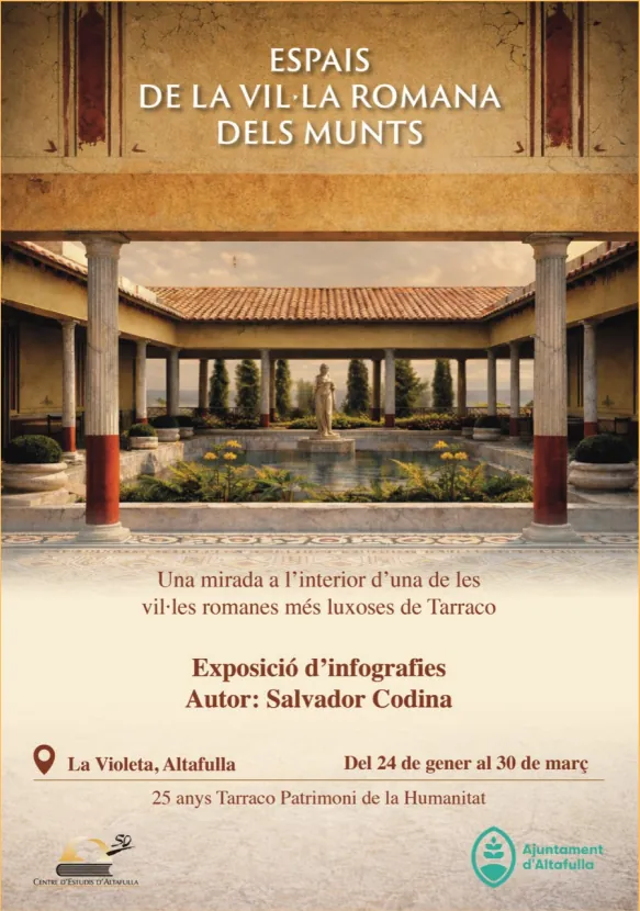 Espais de la Vil·la romana dels Munts
