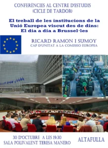 El treball de les institucions de la Unió Europea