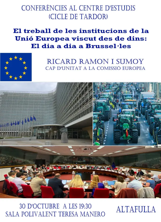 El treball de les institucions de la Unió Europea